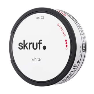 Skruf Skruf no 23 Stark White Portion Strong – nikotinpåsar