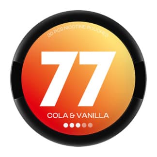 77 77 Cola & Vanilla Strong Strong – nikotinpåsar