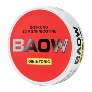 BAOW BAOW Gin & Tonic Extra Strong Strong – nikotinpåsar