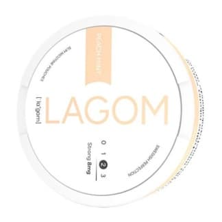 LAGOM LAGOM Peach Mint Strong Strong – nikotinpåsar
