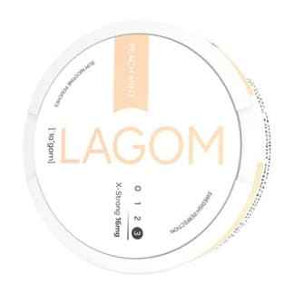 LAGOM Peach Mint Extra Strong - nikotinpåsar