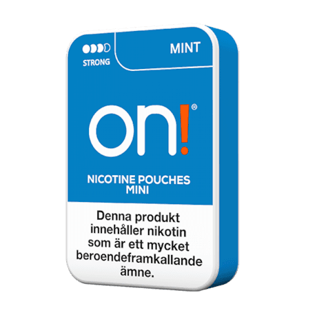 ON! On! Mint Strong Strong – nikotinpåsar