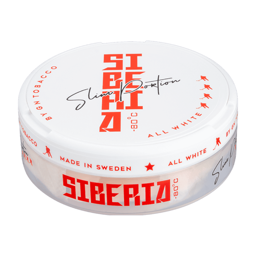 Siberia All White Slim - nikotinpåsar