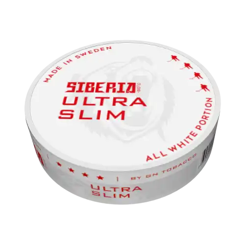 Siberia Allwhite Ultra Slim - nikotinpåsar