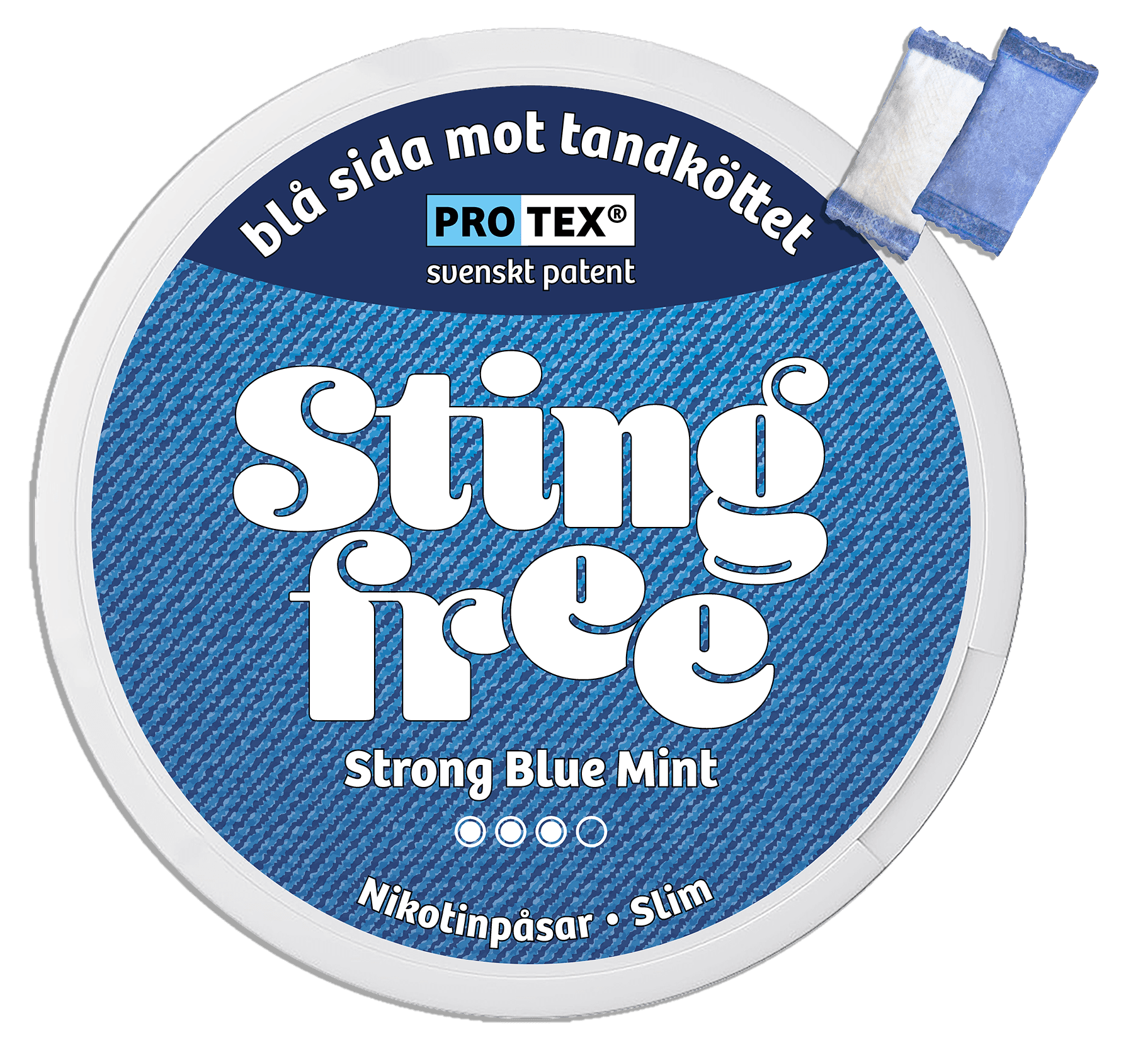 Stingfree Strong Blue Mint - nikotinpåsar