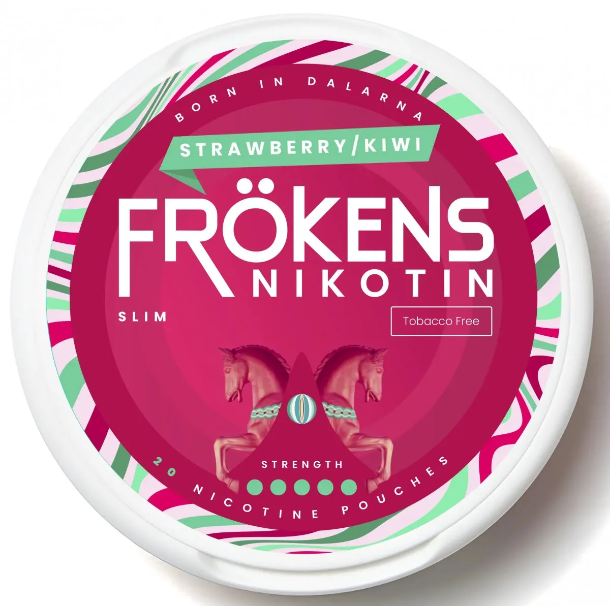 Frökens Nikotin Strawberry Kiwi - nikotinpåsar