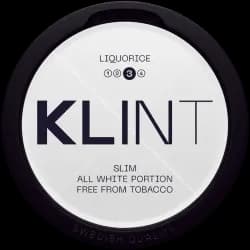 KLINT KLINT Liquorice #3 Strong – nikotinpåsar