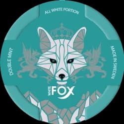 White White Fox Double Mint Slim Extra Strong Extra Strong – nikotinpåsar