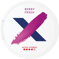 X X Berry Fresh Extra Strong Extra Strong – nikotinpåsar
