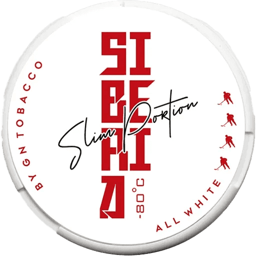 Siberia All White Siberia All White Slim Strong – nikotinpåsar