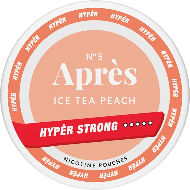 Après Ice Tea Peach Hypèr Strong - nikotinpåsar