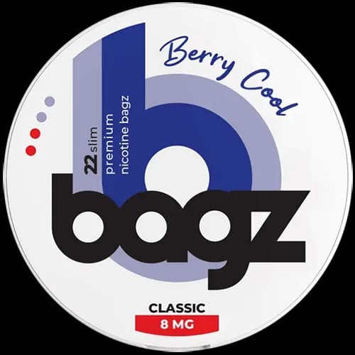 BAGZ BAGZ Berry Cool Light – nikotinpåsar