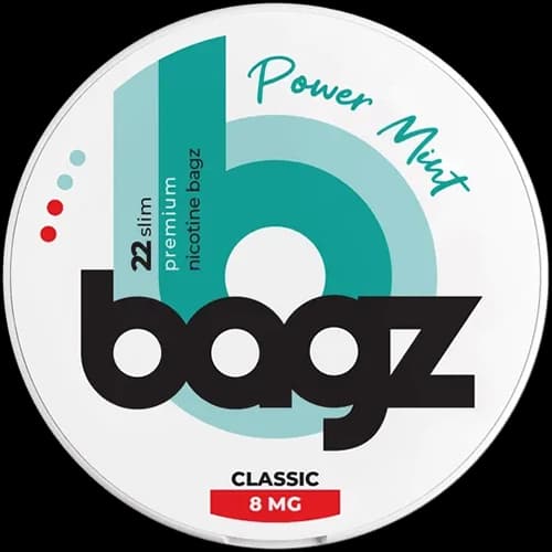 BAGZ BAGZ Power Mint Light – nikotinpåsar