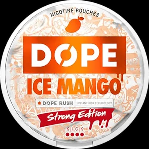 DOPE DOPE Ice Mango Strong – nikotinpåsar
