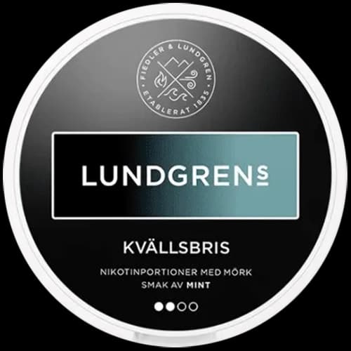Lundgrens All White Lundgrens Kvällsbris Normal – nikotinpåsar