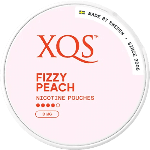 XQS XQS Fizzy Peach Extra Strong – nikotinpåsar