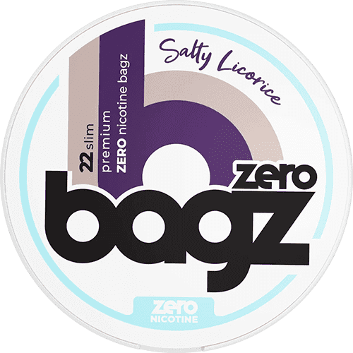 BAGZ BAGZ Zero Salty Licorice – nikotinpåsar