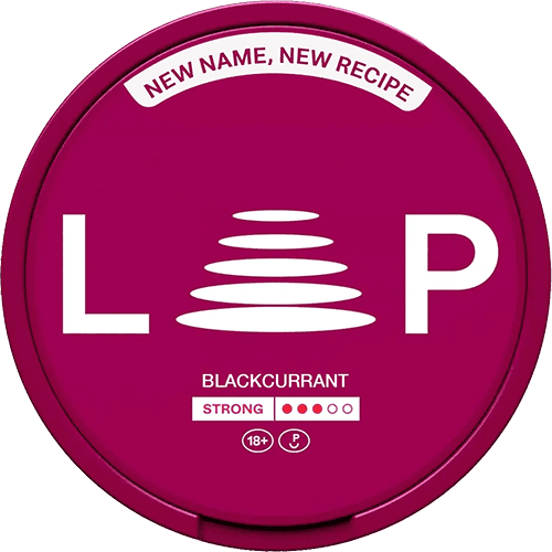 LOOP LOOP Blackcurrant Strong Strong – nikotinpåsar