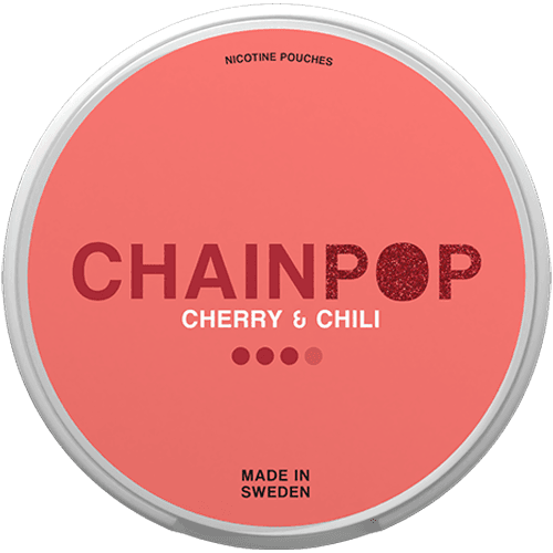 Chainpop Chainpop Cherry &amp; Chili Normal – nikotinpåsar