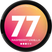 77 77 Raspberry Vanilla Strong – nikotinpåsar