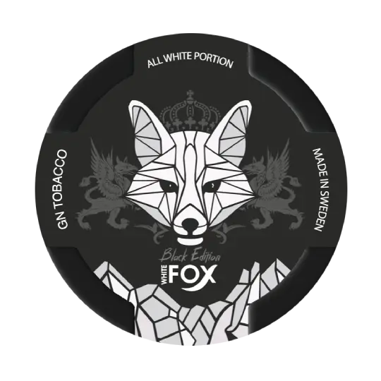 White White Fox Black Slim – nikotinpåsar
