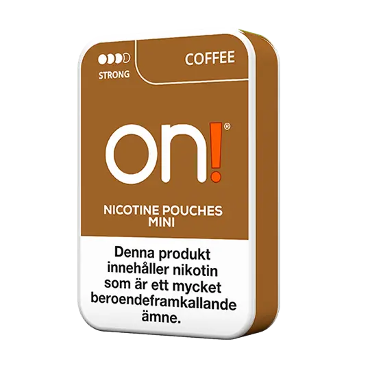 ON! ON! Coffee 6 mg Dry Mini Light – nikotinpåsar
