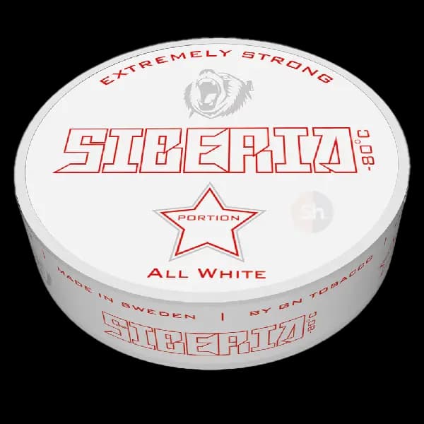 Siberia All White Extremely Strong - nikotinpåsar