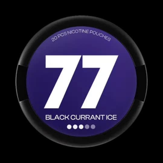 77 77 Black Currant ICE #3 Strong – nikotinpåsar