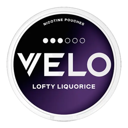 VELO VELO Lofty Liquorice Slim #3 Strong – nikotinpåsar