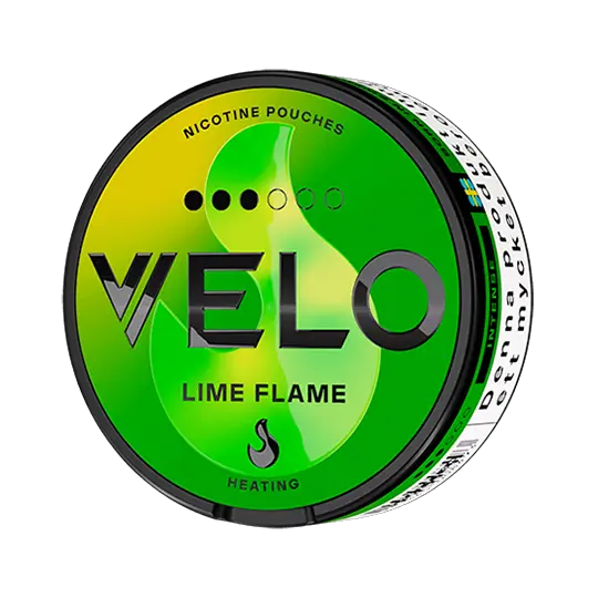 VELO VELO Lime Flame Slim #3 Strong – nikotinpåsar