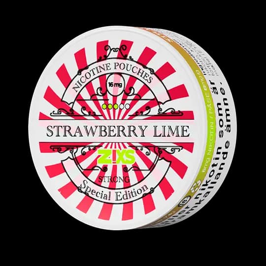 ZIXS ZIXS Slim Strawberry Lime Strong Strong – nikotinpåsar