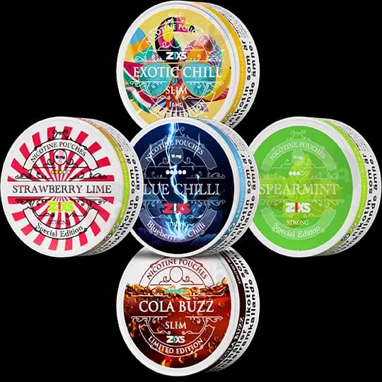 ZIXS ZIXS Slim New Mix 5-Pack – nikotinpåsar