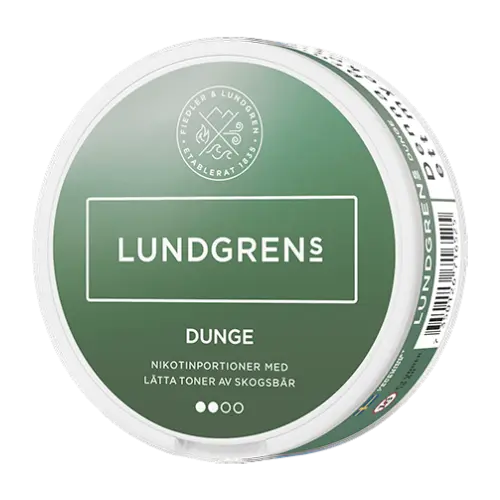 Lundgrens Lundgrens Dunge All White Portion Normal – nikotinpåsar