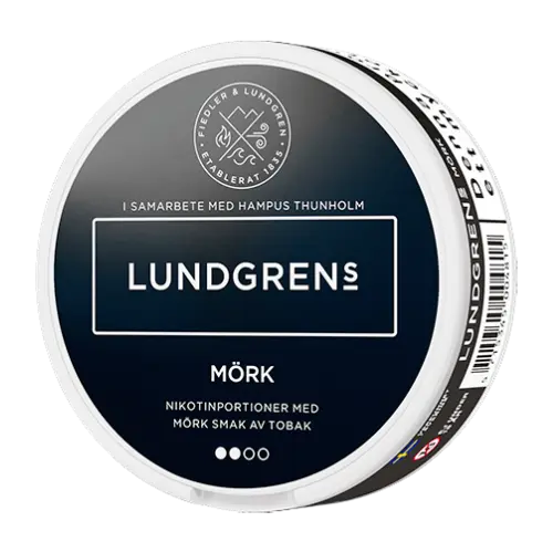 Lundgrens Lundgrens Mörk All White – nikotinpåsar