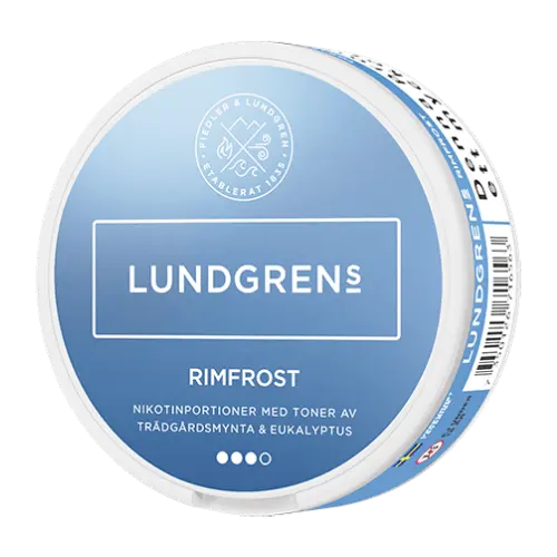 Lundgrens Lundgrens Rimfrost All White Portion Strong – nikotinpåsar