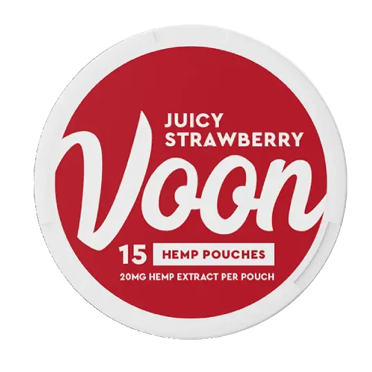 VOON VOON Juicy Strawberry 20mg CBD Extra Strong – nikotinpåsar