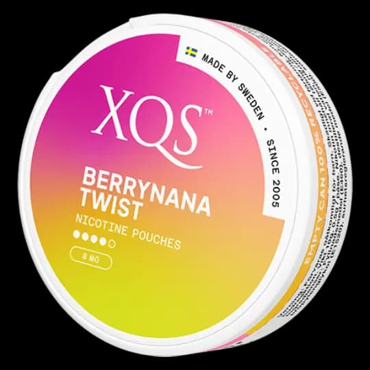 XQS XQS Berrynana Twist Slim Strong #4 Strong – nikotinpåsar