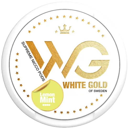 White White Gold Lemon Mint Normal – nikotinpåsar