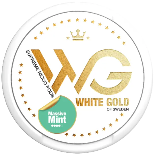 White White Gold Massive Mint #4 Normal – nikotinpåsar