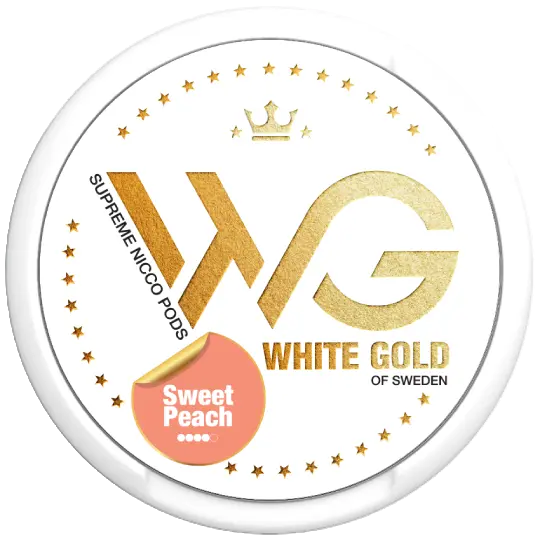 White White Gold Sweet Peach Normal – nikotinpåsar
