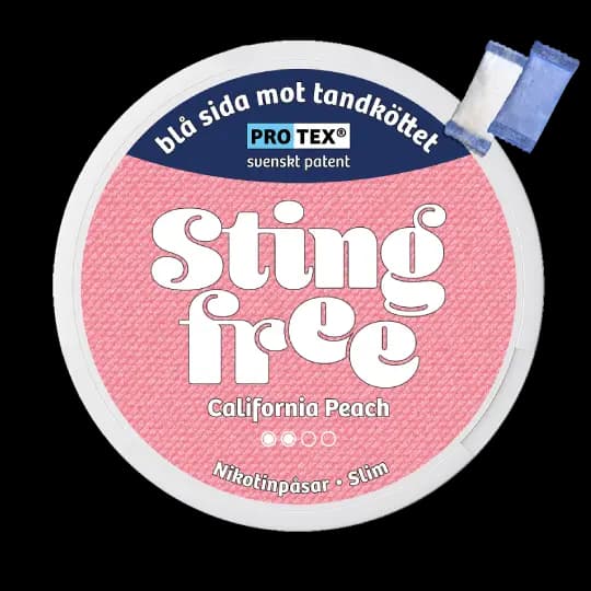Stingfree California Peach #2 - nikotinpåsar