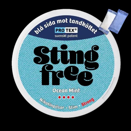 Sting Free Stingfree Ocean Mint Strong Strong – nikotinpåsar