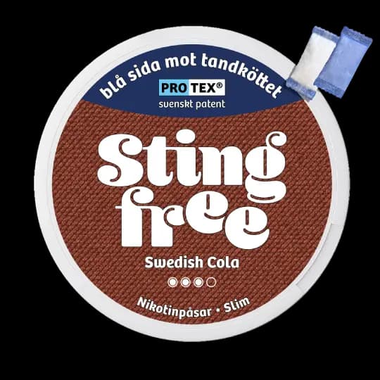 Stingfree Stingfree Swedish Cola #3 Strong – nikotinpåsar