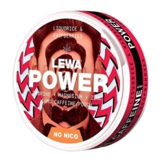 LEWA POWER Liquorice Raspberries - nikotinpåsar
