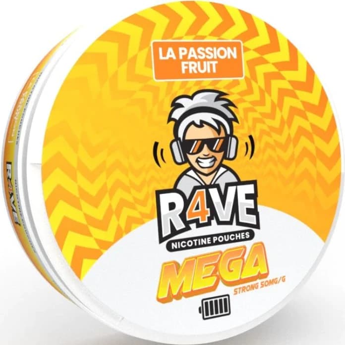 R4ve R4ve La Passion Fruit Extra Strong – nikotinpåsar