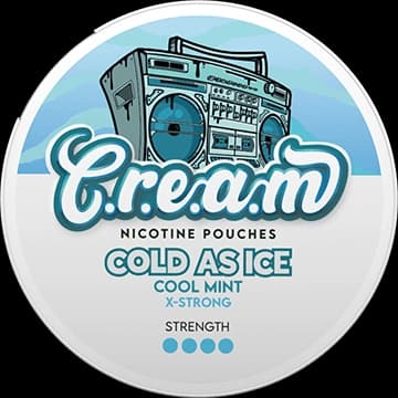 Cream Cream Cold As Ice X-Strong Extra Strong – nikotinpåsar
