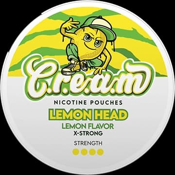 Cream Cream Lemon Head X-Strong Extra Strong – nikotinpåsar