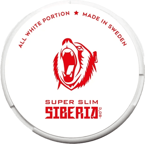 Siberia All White Siberia All White Super Slim Strong – nikotinpåsar