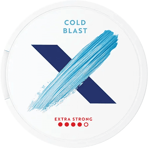 X All White X Cold Blast Extra Strong Extra Strong – nikotinpåsar