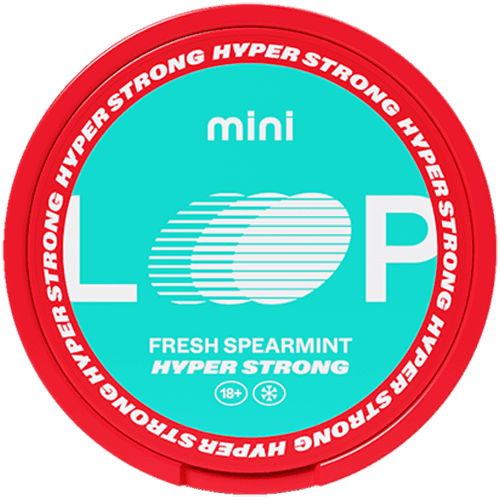 LOOP Fresh Spearmint Mini Hyper Strong - nikotinpåsar